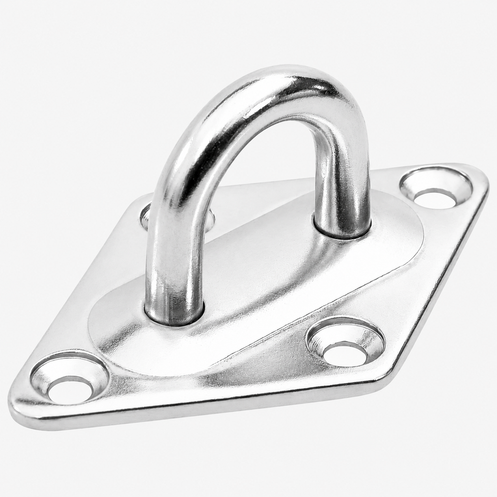 Kit fixation voile d'ombrage 3 points pour modèles triangulaires en inox